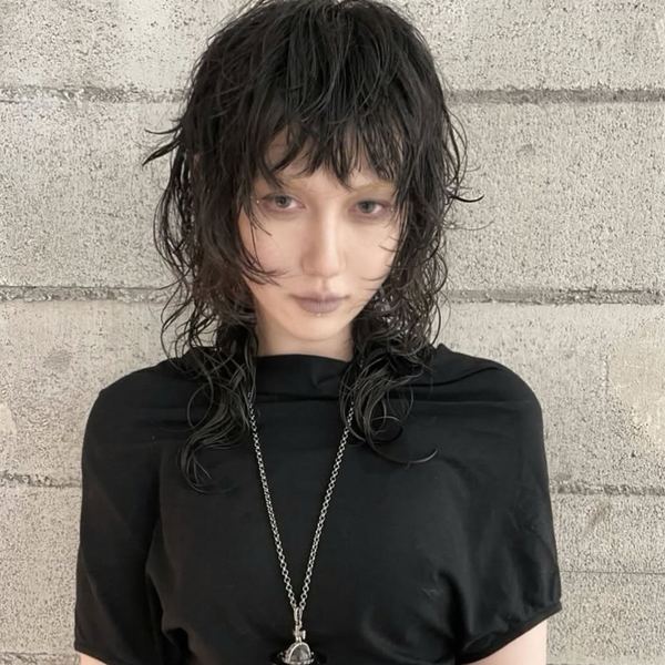JOIのスタイル:ウェットなパーマウルフ