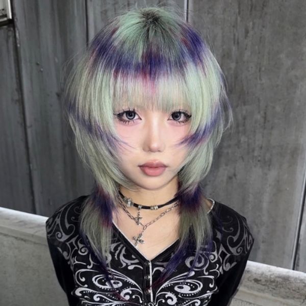 LEOのスタイル:ミント × パープルのデザインカラー